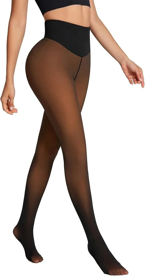 CurveLux Fleece Lined Tights